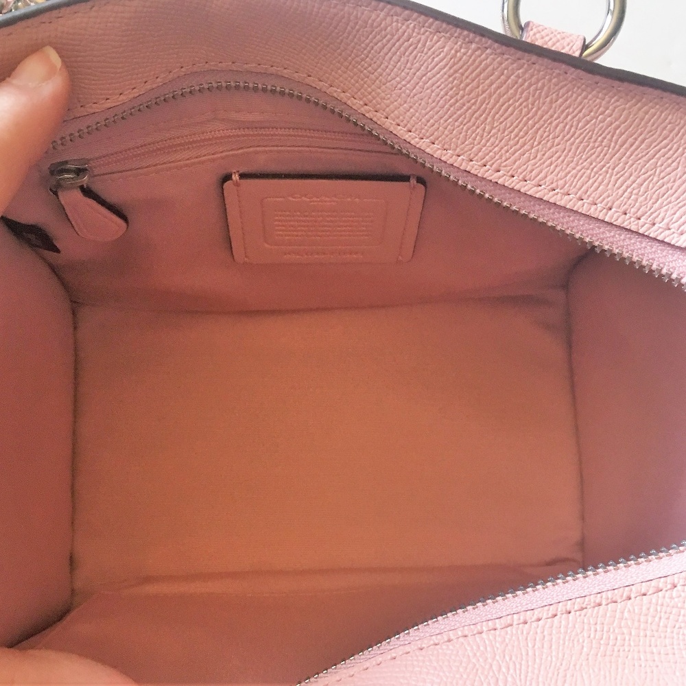 Coach Crosby Carryall Crossbody Bag Blush Leather - Picture 7 of 8